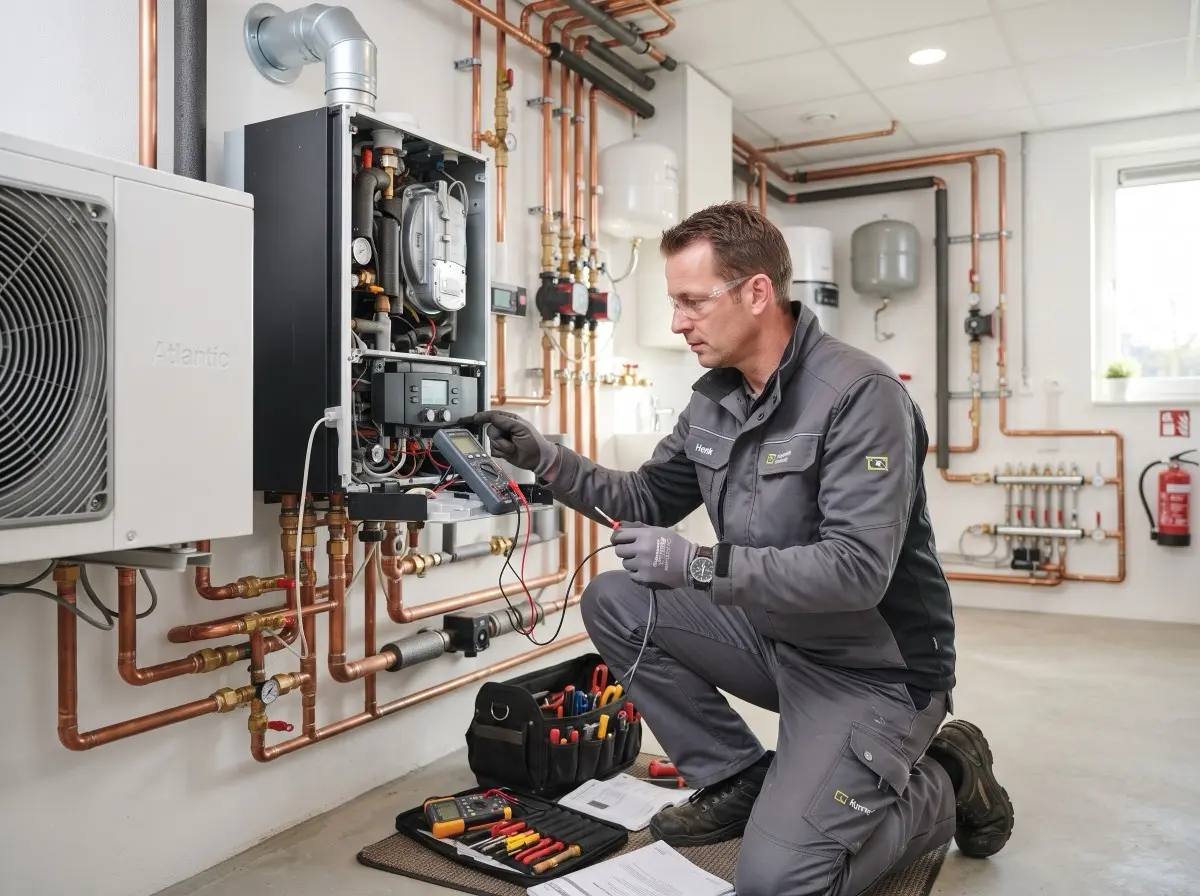 CV-monteur aan het werk – installatietechniek via IP Techniek