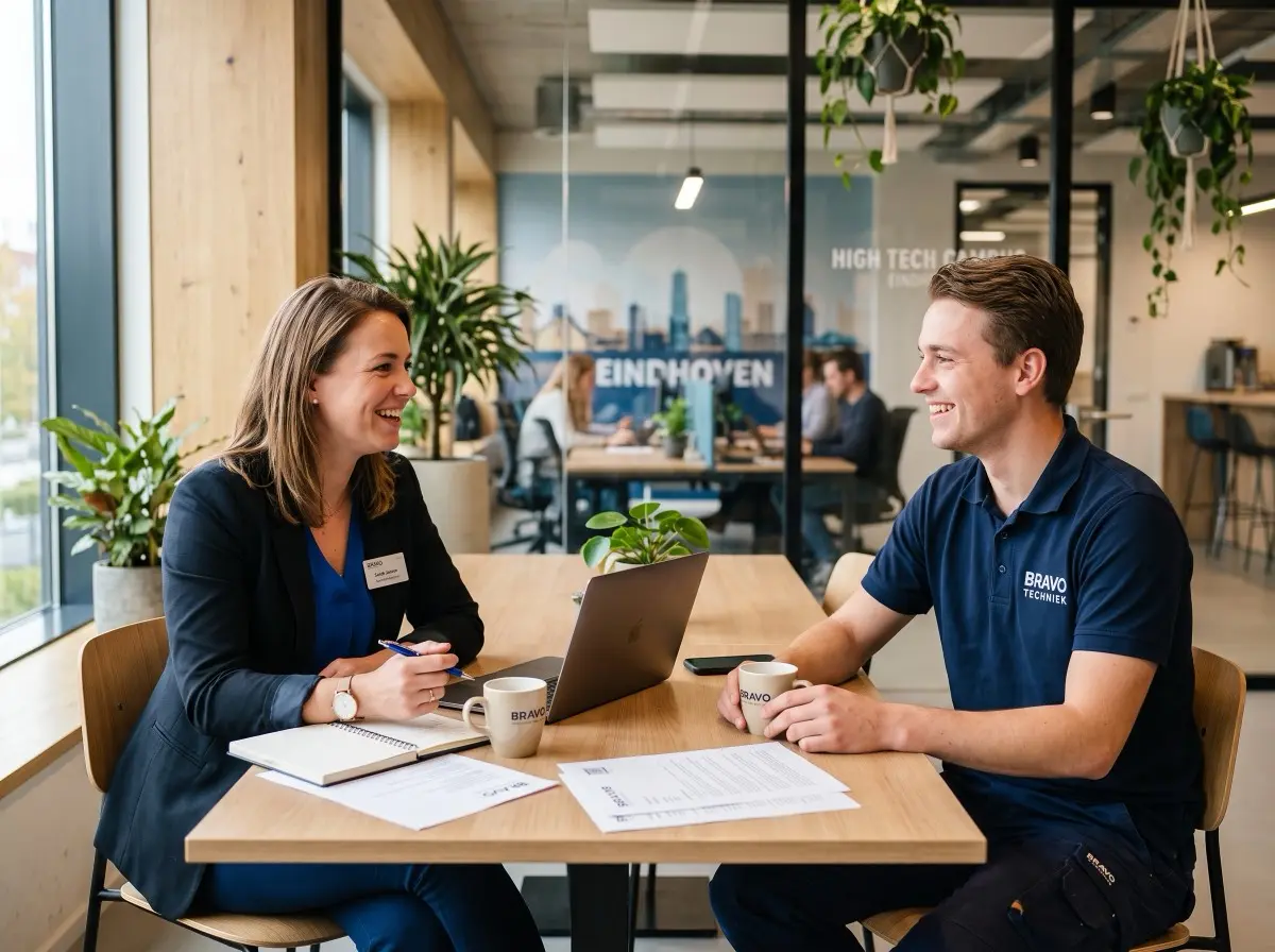 Kennismakingsgesprek bij IP Techniek Eindhoven met een monteur